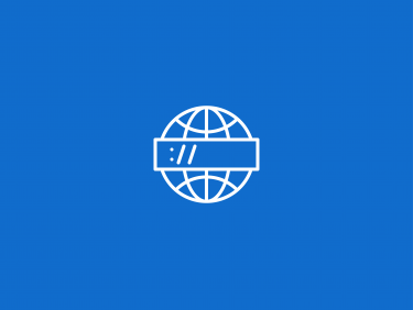 Globe with browser address bar (Icon)